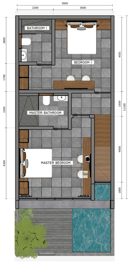 Villa Harmony — 2nd Floor Plan