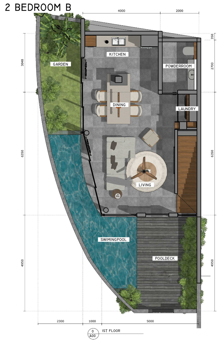 Villa Prestige — 1st Floor Plan